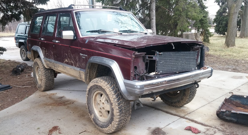 Jeep XJ: victim of a hydrolocked engine.